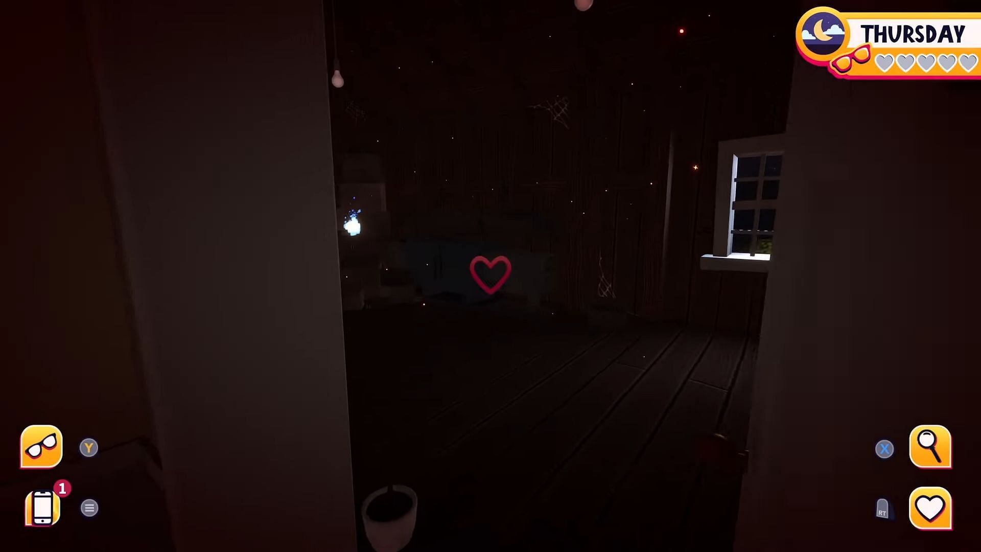 Go upstairs and head to the room (Image via Team17)